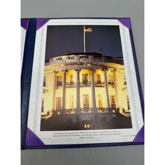 The White House Commemorative Stamp Set In Exclusive Postal Society Folder READ - Picture 12 of 16
